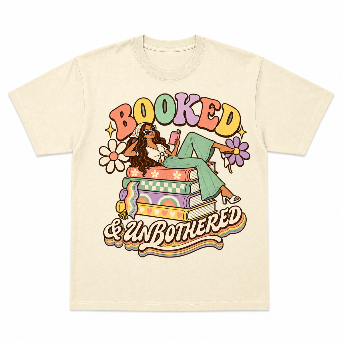 Booked & Unbothered Heavyweight Tee